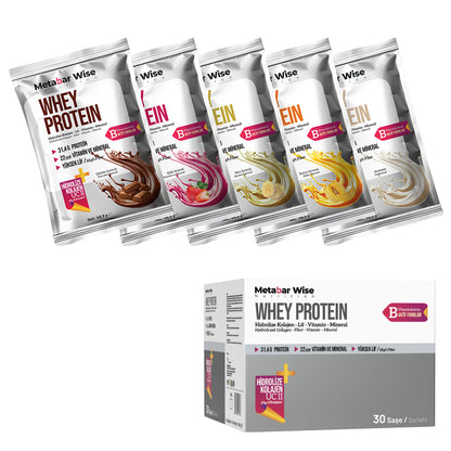 Metabar Wise Whey Protein Saşe Mix 30'lu Kutu