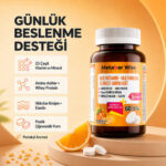 Metabar Wise Whey Protein - Portakal Aromalı Çiğneme Tableti - 60 Tablet - Görsel 2